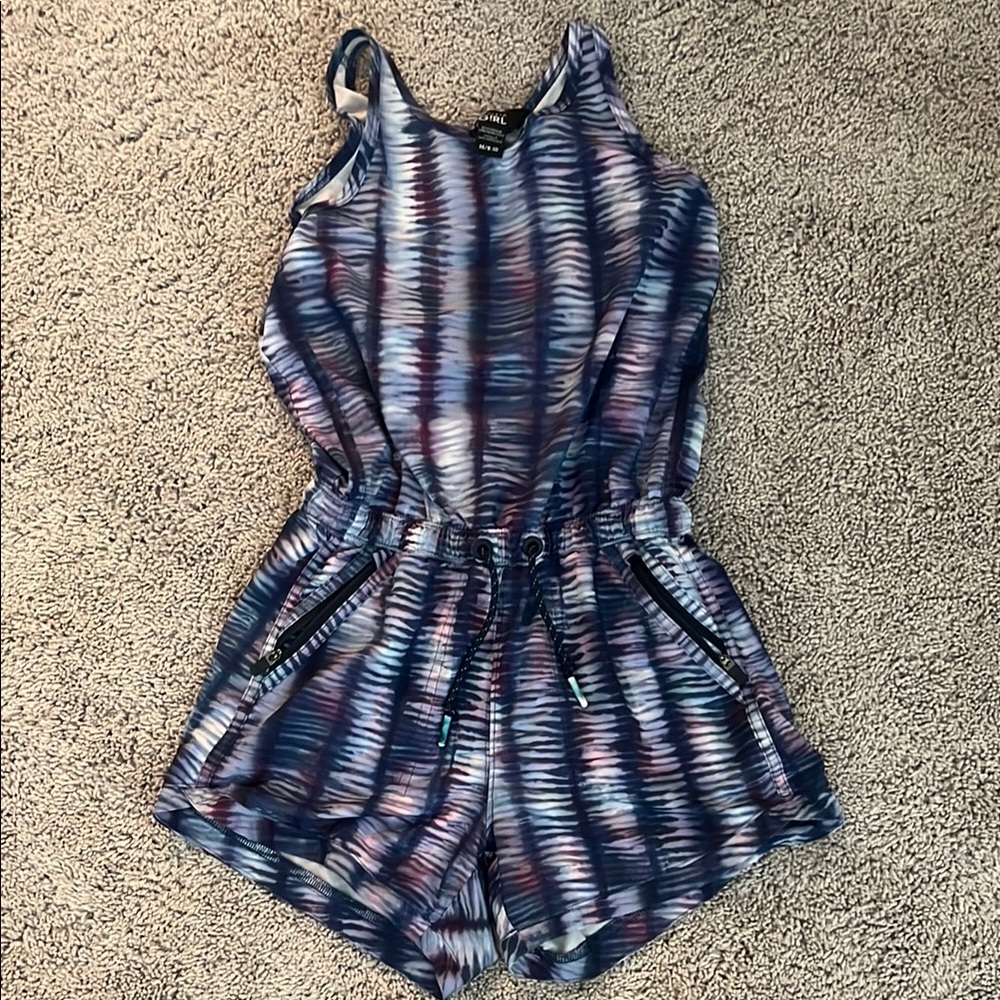 Patterned girls romper by Athleta Girls